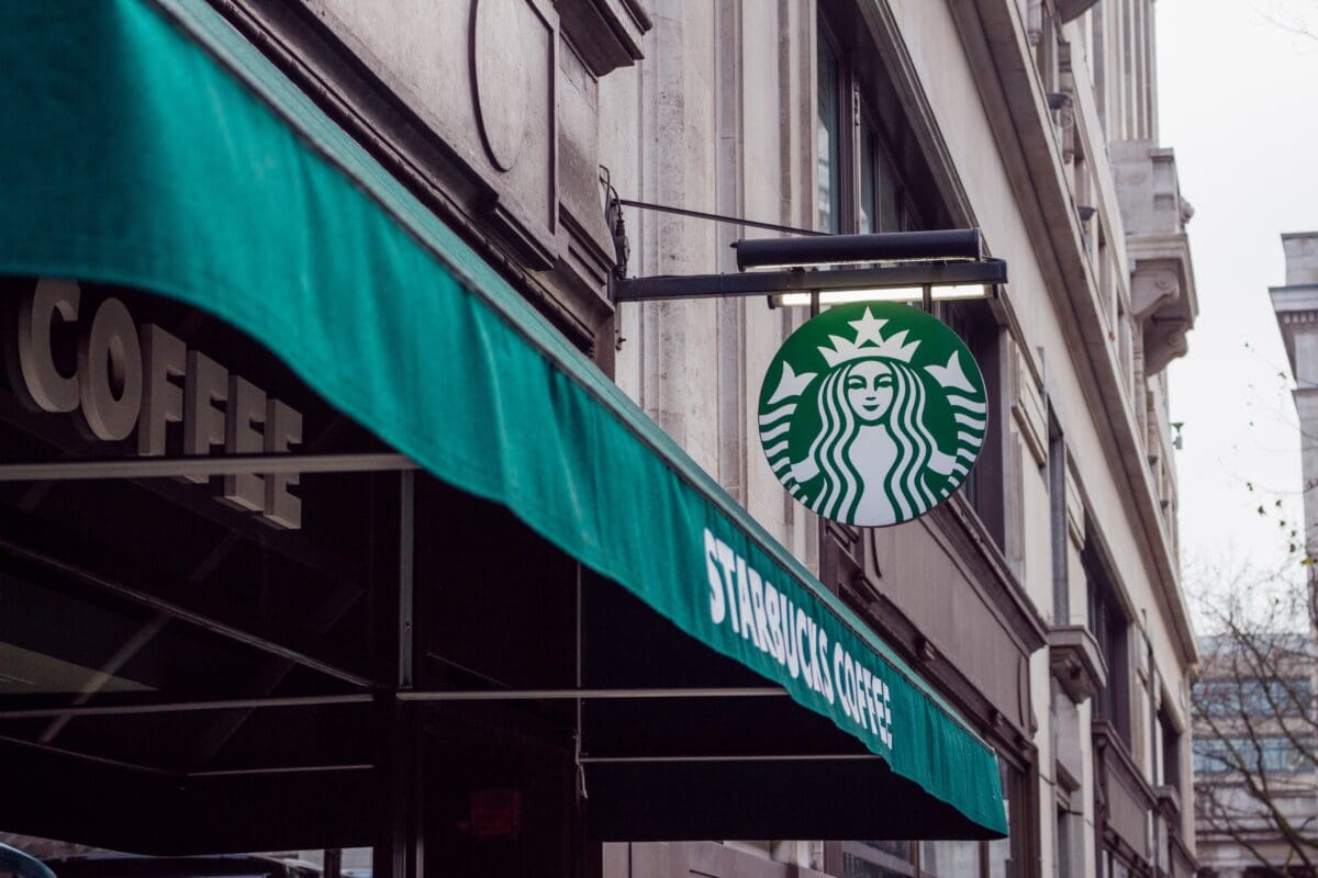 An image of a starbucks cafe