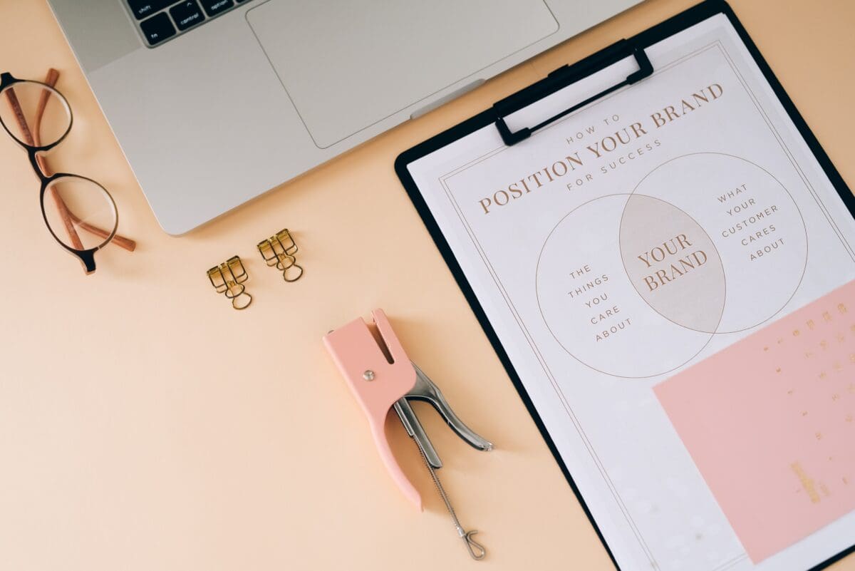 A laptop and detailed data points